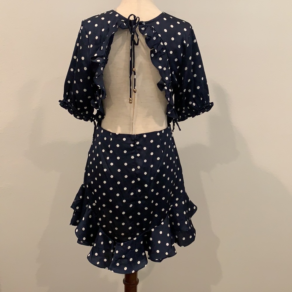 Angel Biba Blue Polka Dot Dress - Picture 7 of 13